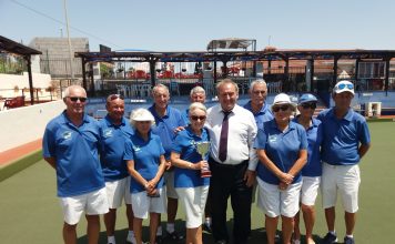 San Luis Bowls Club Report 29.06.18. by Sheila Cammack
