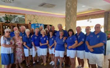 Lancasters at their end of season meal