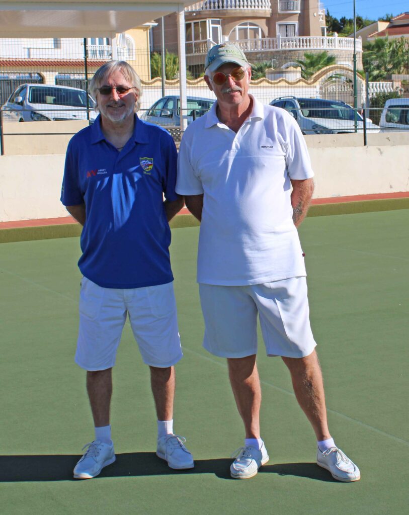 Mark France President with Steve Hibberd Captain