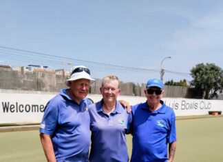 Dave and Barbara Louis & Dave Webb, our 3 enthusiastic competitors! off down to Indalo BC for the Nationals next week.