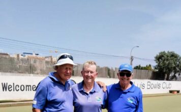 Dave and Barbara Louis & Dave Webb, our 3 enthusiastic competitors! off down to Indalo BC for the Nationals next week.